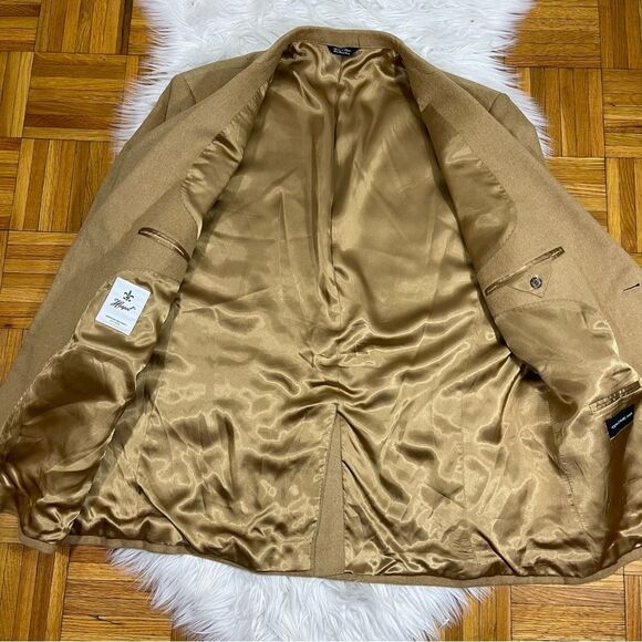 CAMEL HAIR blaze Men's jacket lined  Haspel size 42 - Picture 5 of 12
